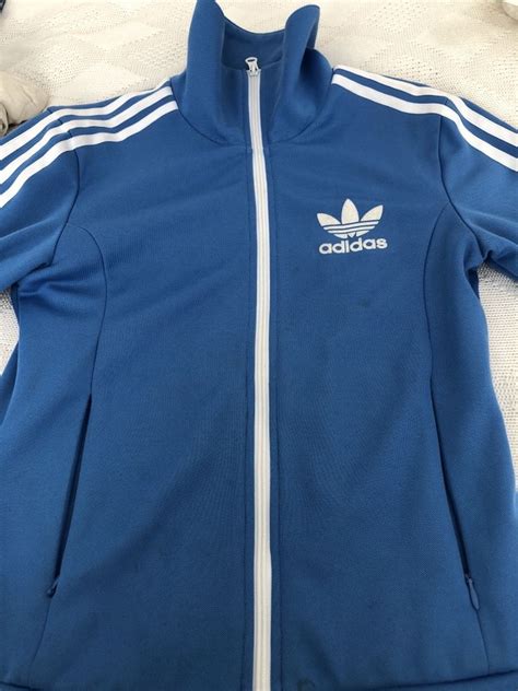 casaco adidas azul original